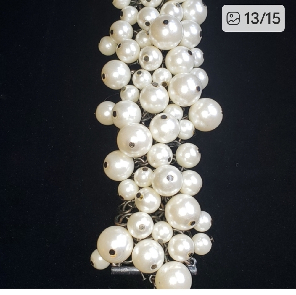 Chico's Faux Pearl Bracelet